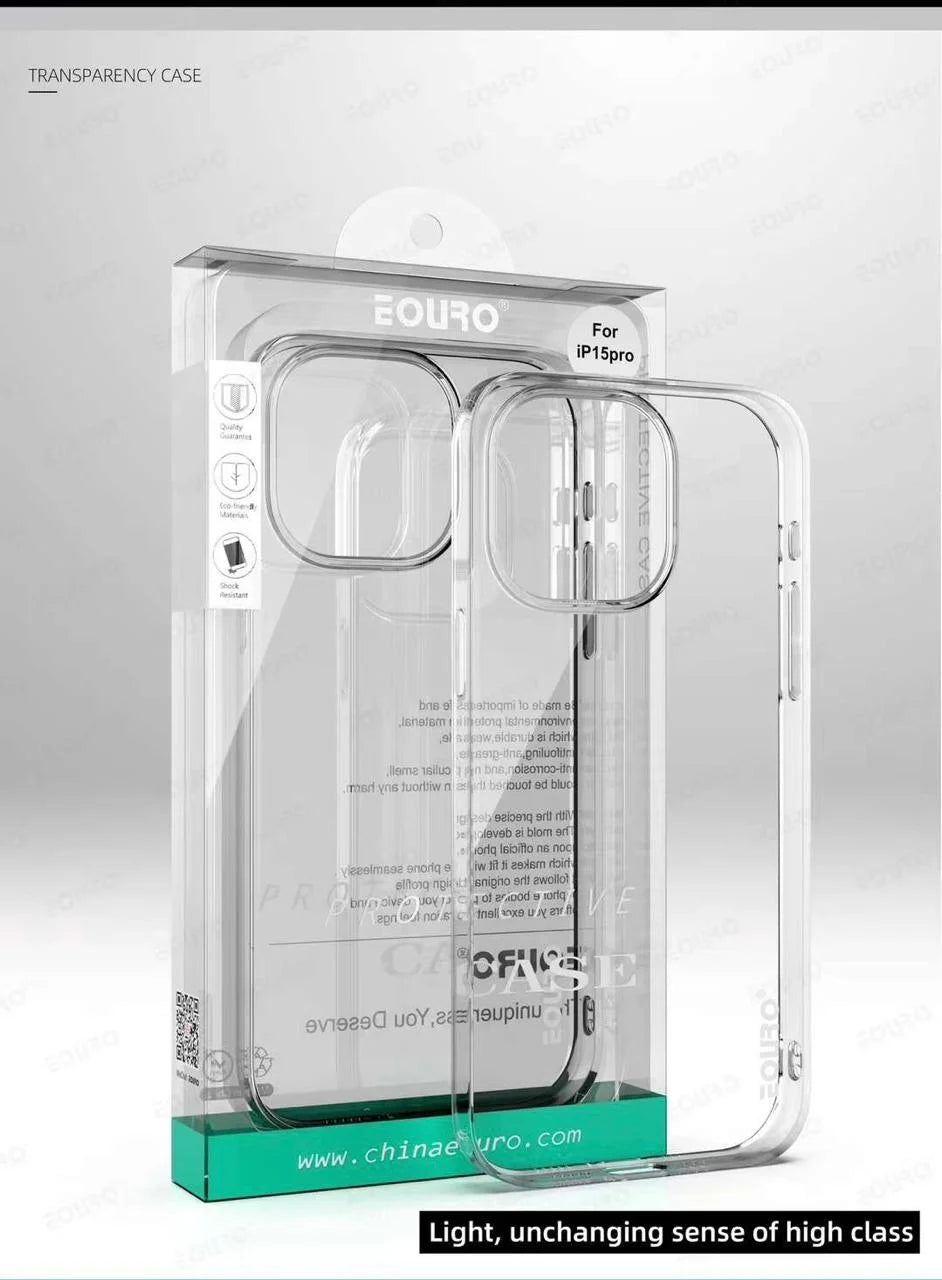 Euro Brand Transparent Case For iPhone Models