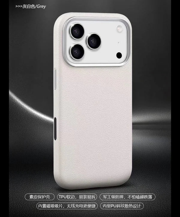 X-Level Better Enjoyment Leather Case - 17 Pro & 17 Pro Max