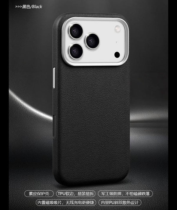 X-Level Better Enjoyment Leather Case - 17 Pro & 17 Pro Max