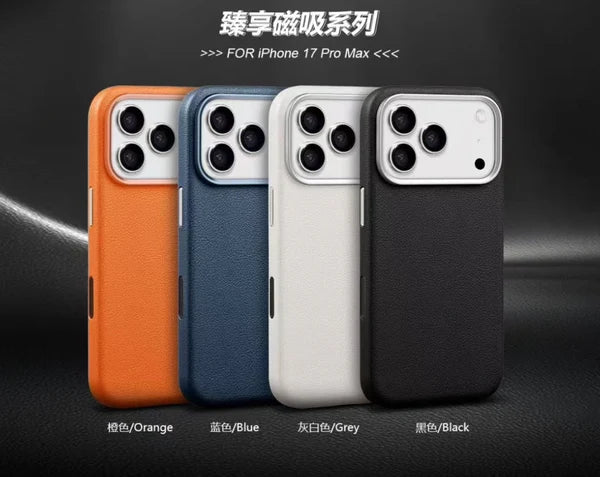 X-Level Better Enjoyment Leather Case - 17 Pro & 17 Pro Max