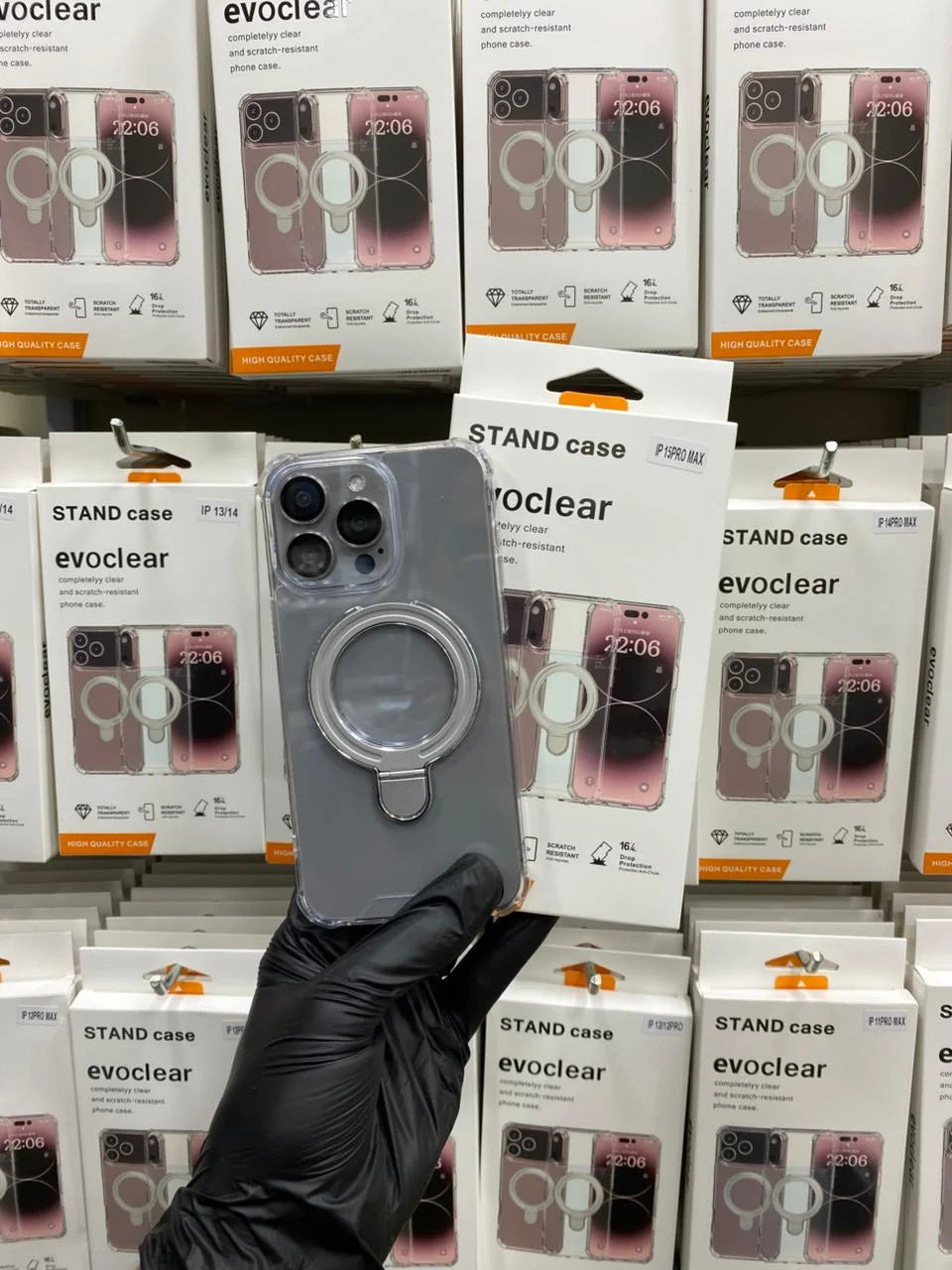 EVO CLEAR STAND CASE WITH MAGSAFE | ALL IPHONE MODELS AVAILABLE