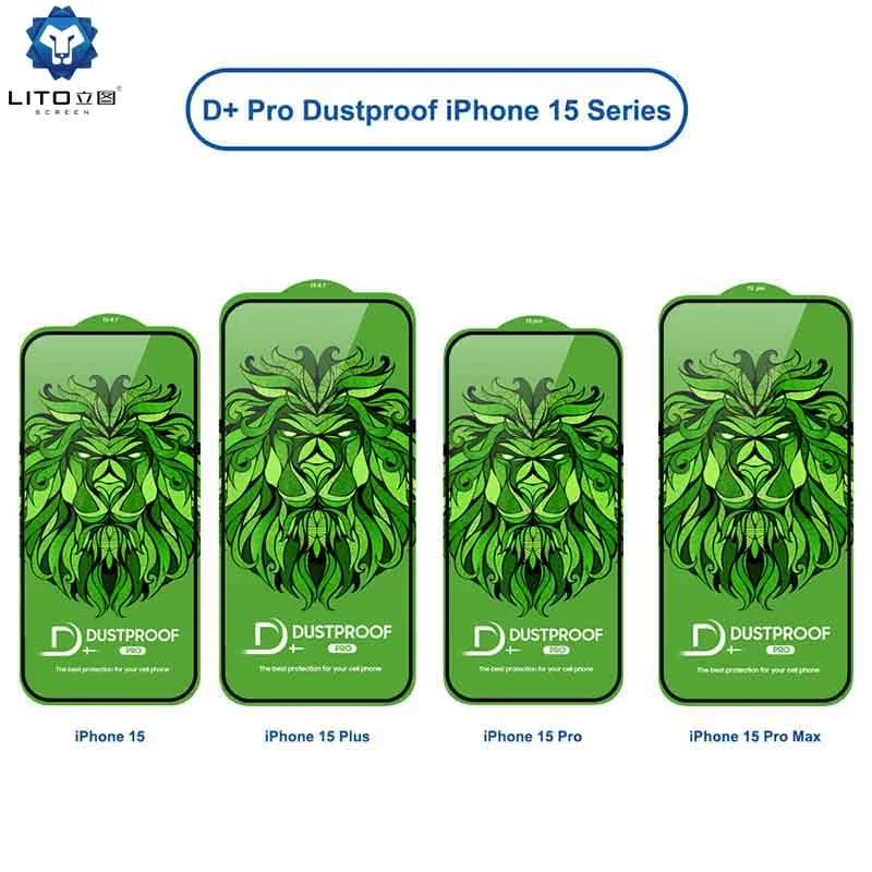 Wholesale Lito D+ Pro dust proof Tempered Glass Screen Protector For iPhone Models